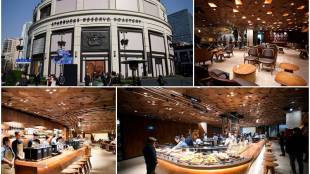 china, Starbucks, coffee chain, cafe, starbucks cafe, starbucks opens cafe in china, shanghai, starbucks Reserve Roastery, coffees, china store, world news, latest china news