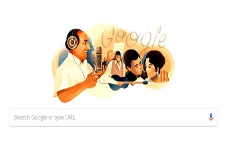 google doodle, google doodle today, google doodle honours mohammed rafi, mohammed rahi, bollywood