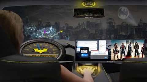 Intel Corporation and Warner Bros. announced a collaboration to develop in-cabin, immersive experiences in autonomous vehicle settings during Automobility LA on Wednesday, Nov. 29, 2017, in Los Angeles. Called the AV Entertainment Experience, Intel will create a first-of-its-kind proof-of-concept car to demonstrate what entertainment in the vehicle could look like in the future. (Credit: Warner Bros.)