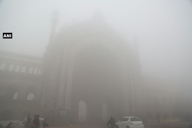 lucknow smog, lucknow fog, up cold, temperature in uttar pradesh, temperature in lucknow, lucknow winter, up winters