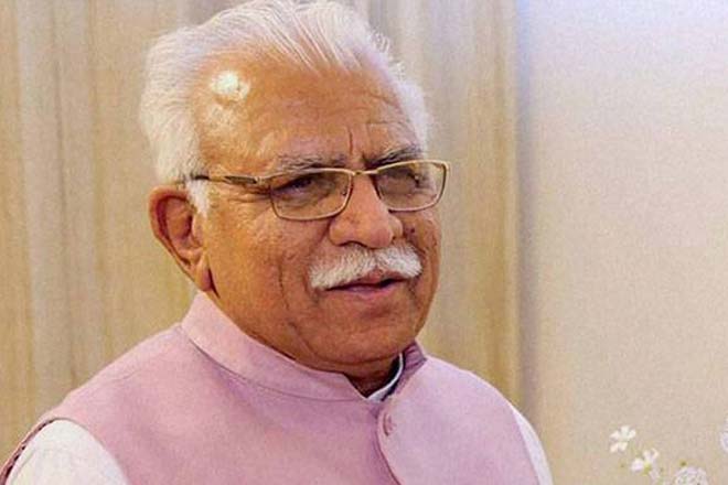 Manohar Lal Khattar, sanitary napkins, below poverty line, malnutrition, national health mission, niti aayog