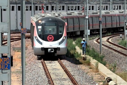 Delhi Metro met an accident during trial run on the Magenta Line (Representational Image)