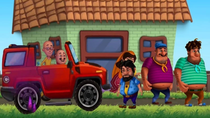 6- Motu Patlu- Motu Patlu is an Indian animated sitcom television series airing on Nickelodeon and Vasantham. It focuses on two friends, Motu and Patlu, living in the fictional city Furfuri Nagar. (Youtube)