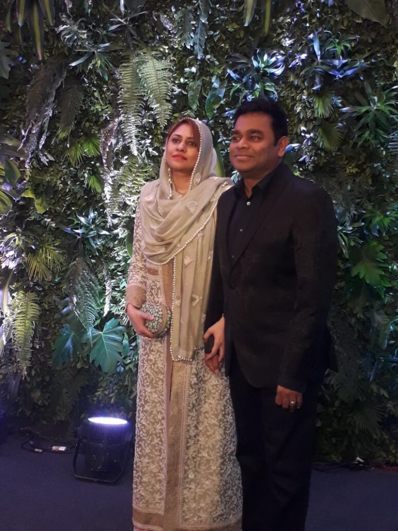 Music maestro AR Rahman also attended the reception.(Twitter)