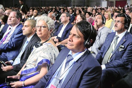 Commerce and industry minister Suresh Prabhu at the WTO ministerial conference in Buenos Aires on Monday. Commerce and industry minister Suresh Prabhu at the WTO ministerial conference in Buenos Aires on Monday.