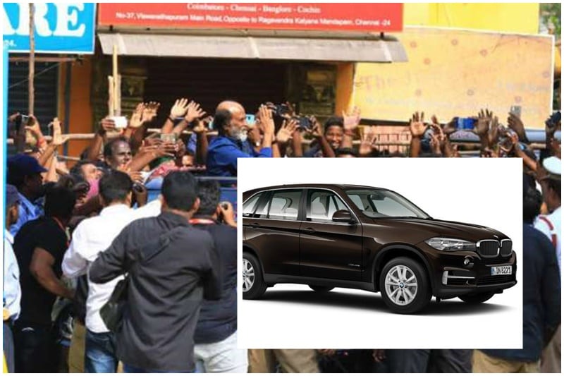 BMW X5: The most luxurious SUV in Rajnikanth's car collection, the BMW X5 comes in five- or seven-seat configuration. The one in Rajni's collection is the top spec model with a sun roof. The X5 is powered by a 3.0-litre inline six-cylinder engine that produces 258 bhp and 580 Nm. (Image: Cartoq)