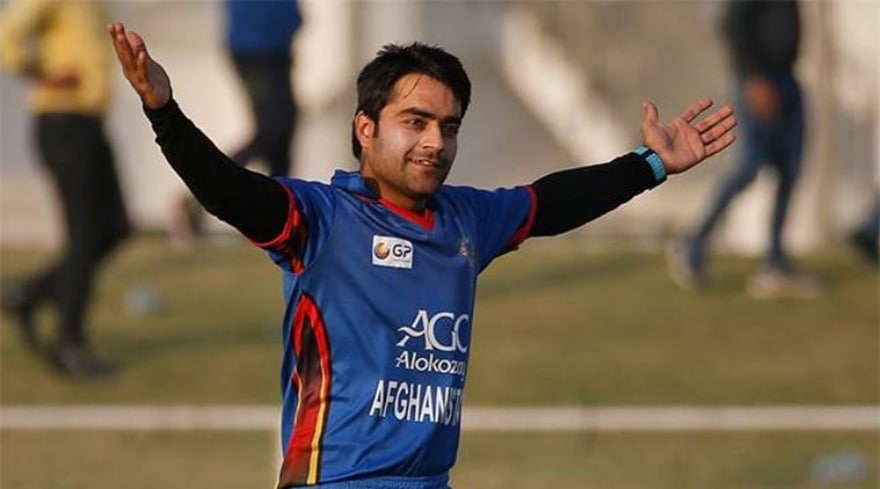 5) Rashid Khan's 7/18 against West Indies- The 18-year-old helped dismiss the hosts for 149 after Afghanistan scored 212-6 in St Lucia. The Windies were 68-2 before Rashid entered the attack and took two wickets in two balls in both of his first two overs. At one point Rashid had figures of 4-1 in a spell which lasted 8.4 overs. (AP)