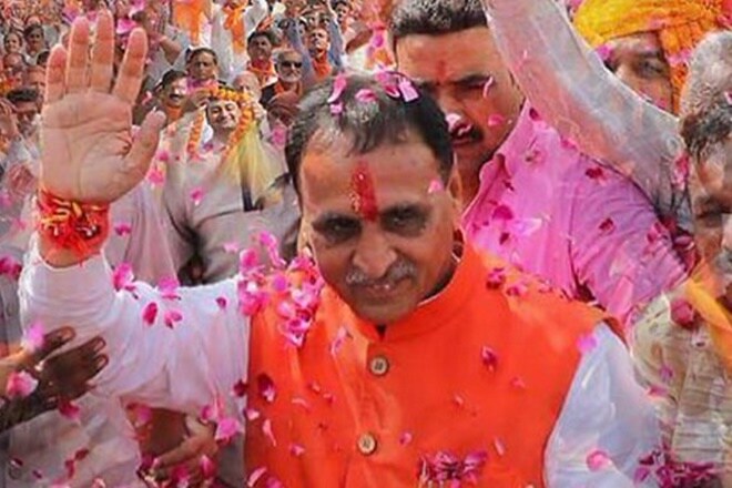 gujarat chief minister, vijay rupani, nitin patel, amit shah, narendra modi, smriti irani, gujara election result, bjp, gujarat election 2017