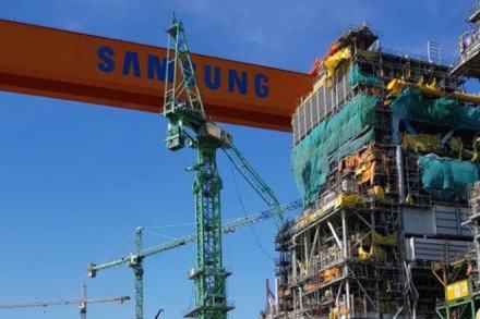 samsung shares down, samsung market report, shares of samsung heavy industries, samsung heavy industries shares