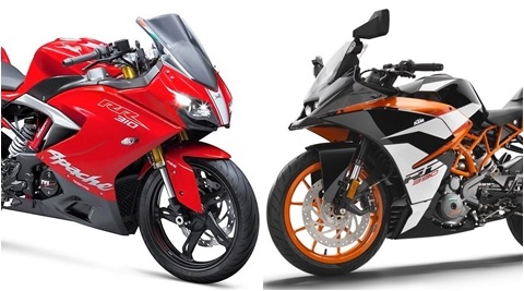 tvs apache rr 310 vs ktm rc 390 featured