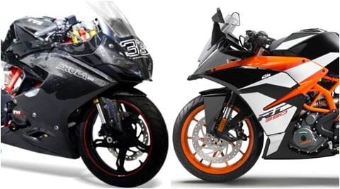 TVS Apache RR 310 Akula vs 2017 KTM RC 390: Price, specs, features and performance compared