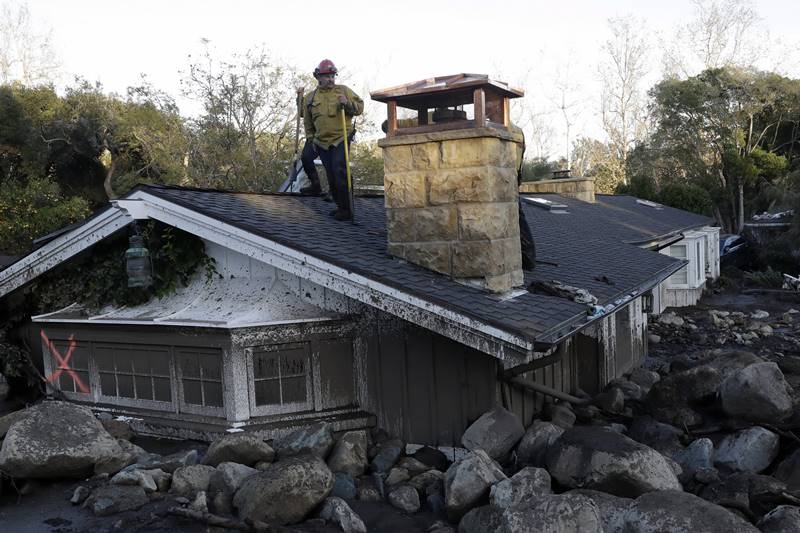 California mudslides, Southern California, mudslides, Southern California mudslides, debris, ruins, people missing, properties destroyed, world news, latest news, california death toll, mudslide death toll