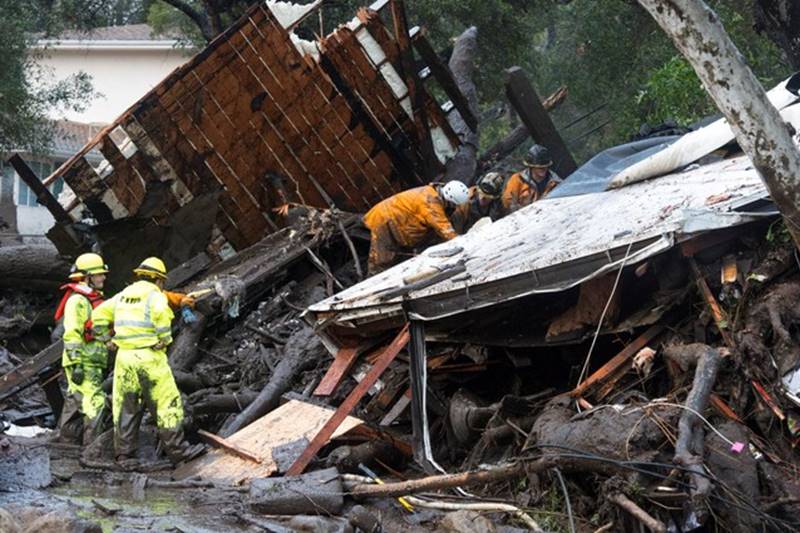 California mudslides, Southern California, mudslides, Southern California mudslides, debris, ruins, people missing, properties destroyed, world news, latest news, california death toll, mudslide death toll
