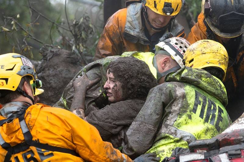 California mudslides, Southern California, mudslides, Southern California mudslides, debris, ruins, people missing, properties destroyed, world news, latest news, california death toll, mudslide death toll