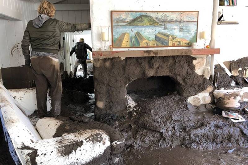 California mudslides, Southern California, mudslides, Southern California mudslides, debris, ruins, people missing, properties destroyed, world news, latest news, california death toll, mudslide death toll