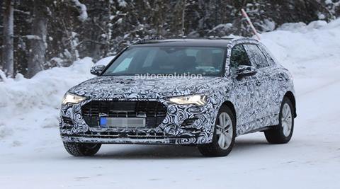 New gen Audi Q3 spotted testing and with bits that look like the Volkswagen Tiguan! India debut likely in 2019