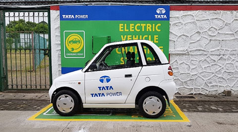 Tata Power sets up electric car charging infrastructure in malls in Mumbai