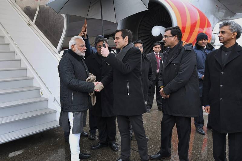 In his departure statement on Sunday, the prime minister had said that India's engagement with the outside world in the recent years has become "truly and effectively multi-dimensional covering the political, economic, people to people, security and other spheres". (PTI Photo)