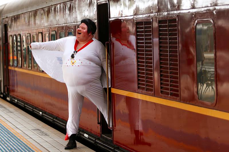 Elvis festival, Australia Elvis festival, Elvis Presley, King of Rock and Roll, Sydney, elvis mania, Elvis Express, Blue Suede Express, Elvis tribute, world news