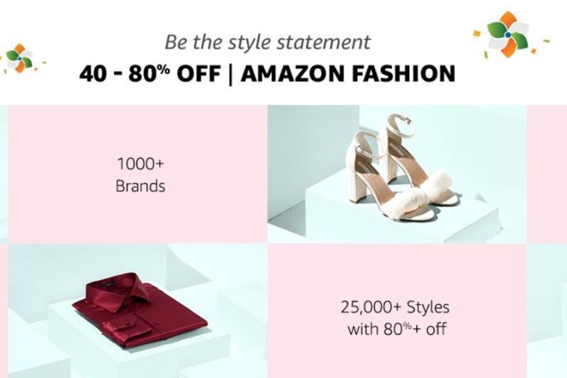 40-80% off on Amazon Fashion