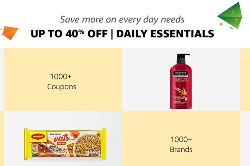 Up to 40% off on daily essentials