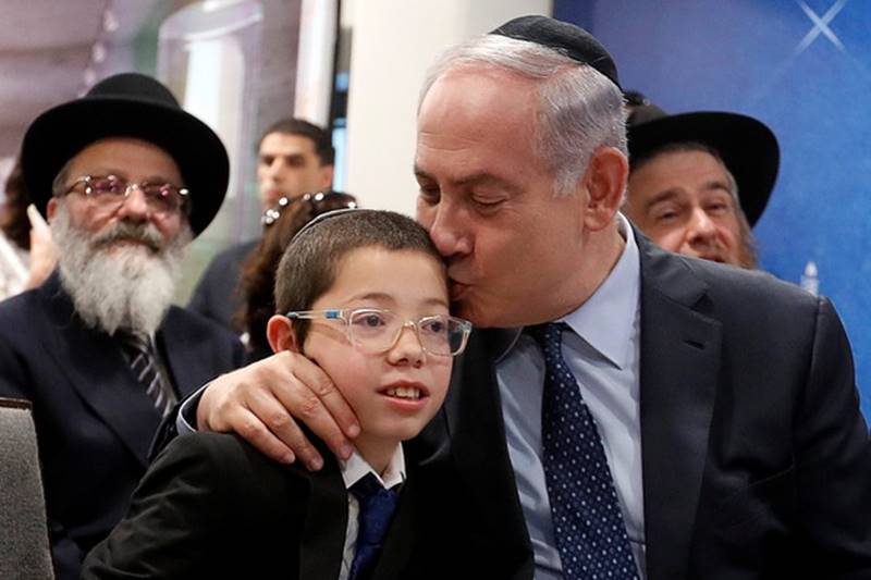 Mumbai's Chabad House, which lay soaked in blood during the 26/11 terror attack, is a unique symbol of love that fell victim to hatred towards the people of Israel, the country's Prime Minister, Benjamin Netanyahu, said today. He was addressing people at the Chabad House, or Nariman House, in south Mumbai, after meeting 11-year-old Moshe Holtzberg whose father Rabbi Gavriel Holtzberg and mother Rivka were killed along with six others there during the terror strike over nine years ago. (Image: Reuters)