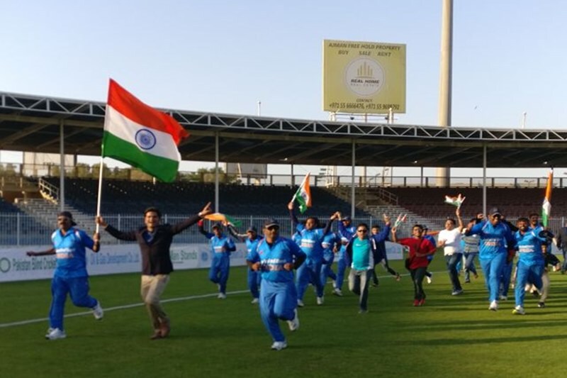 Blind Cricket World Cup 2018, Blind Cricket World Cup 2018 pictures, Blind Cricket World Cup india win, Blind Cricket World Cup 2018 india won, Blind Cricket World Cup 2018 india beat pakistan, ind beat pak, Sharjah Cricket Stadium in UAE on Saturday, Team India today beat arch-rivals Pakistan