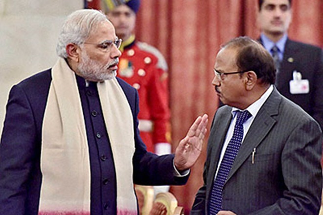 Modi Governmnet has appointed NSA Ajit Doval to spearhead the Defence Planning Committee, to create a new roadmap for national security. (PTI)