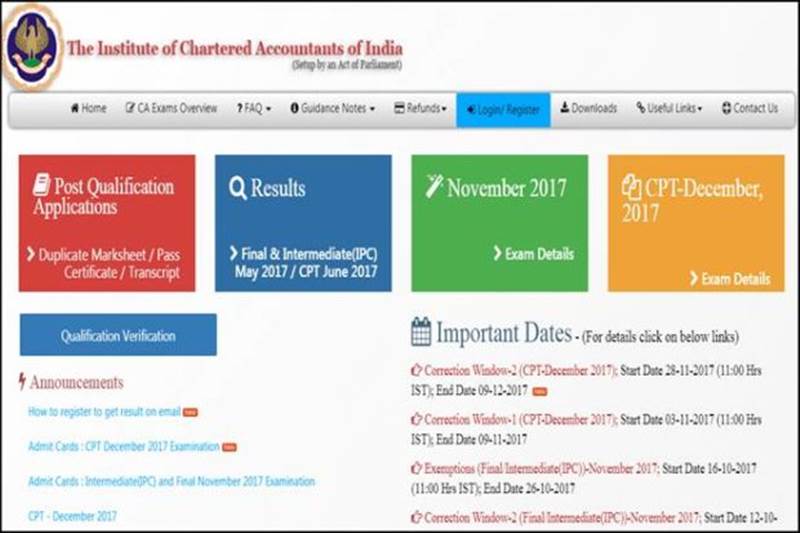 MTS result 2017 date time, ssc.nic.in, Delhi University, Delhi University admission, Delhi University admission 2018, IBPS, IBPS po, IBPS PO 2017, ibps.in, ECIL Recruitment, ECIL Recruitment 2018, ecil.co.in, Chartered Accountant, Common Proficiency Test, Institute of Chartered Accountants of India, Institute of Banking Personnel Selection, Graduate Engineer Trainee, GATE 2018, jobs news