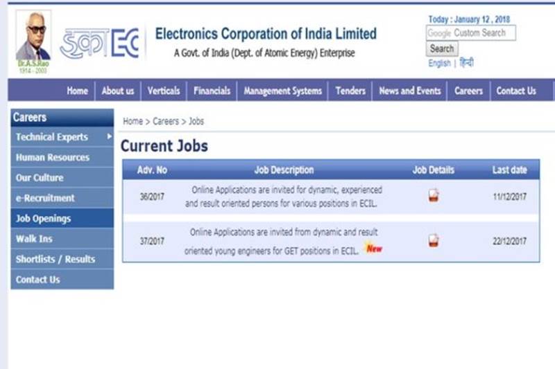 MTS result 2017 date time, ssc.nic.in, Delhi University, Delhi University admission, Delhi University admission 2018, IBPS, IBPS po, IBPS PO 2017, ibps.in, ECIL Recruitment, ECIL Recruitment 2018, ecil.co.in, Chartered Accountant, Common Proficiency Test, Institute of Chartered Accountants of India, Institute of Banking Personnel Selection, Graduate Engineer Trainee, GATE 2018, jobs news