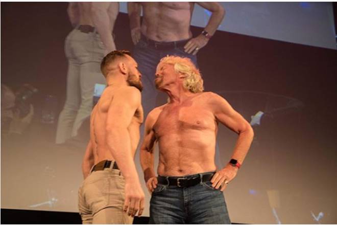 Conor McGregor, Conor McGregor richard branson, richard branson, Conor McGregor richard branson shirtless, branson shirtless, mcgregor shirtless, sports news
