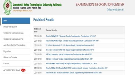 Jawaharlal Nehru Technological University Kakinada releases result for 2-1 Regular/Supply for regulations R16, R13, R10