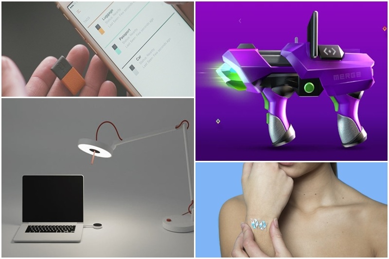 CES 2018, products at CES 2018, unique products at CES 2018, Consumer Electronic Show 2018, My Li-Fi, Merge VR Nerf-like gun, Sgnl wristband, Belt with airbags, Hip’Air, Smart brake light, Buddy robot, Mu Tag, Nota Nota perfume maker, Bob - the dishwasher, L'Oreal's UV sensor