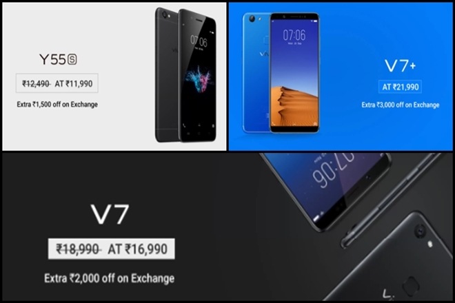Vivo offers, Vivo discounts, Vivo deals, Flipkart republic Day Sale, Vivo V7 offers, Vivo V7+ offers, Vivo V5s offers, Vivo Y69 offers, Vivo Y55S offers, Vivo Y53 offers,