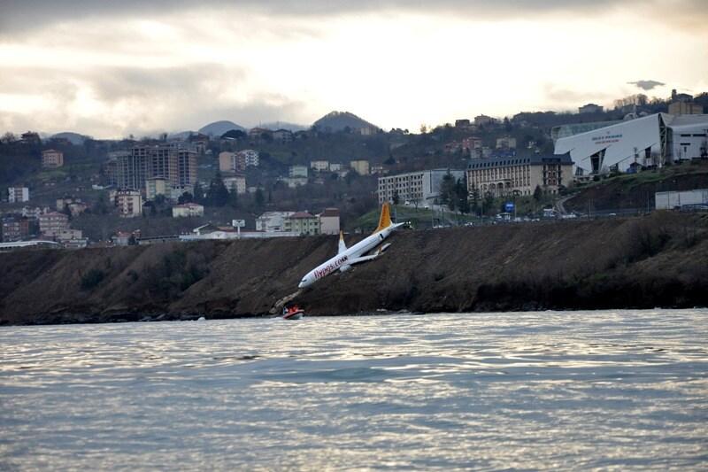 turkey plane, turkish plane skidded, turkish airlines skidded off, plane skids off turkish airport, pegasus airline, flight skids off turkish airports, plane skids off runway, plane skids off turkish airport runway, jetliner skids off black sea, plane slid off black sea, ankara trabazon flight slids off