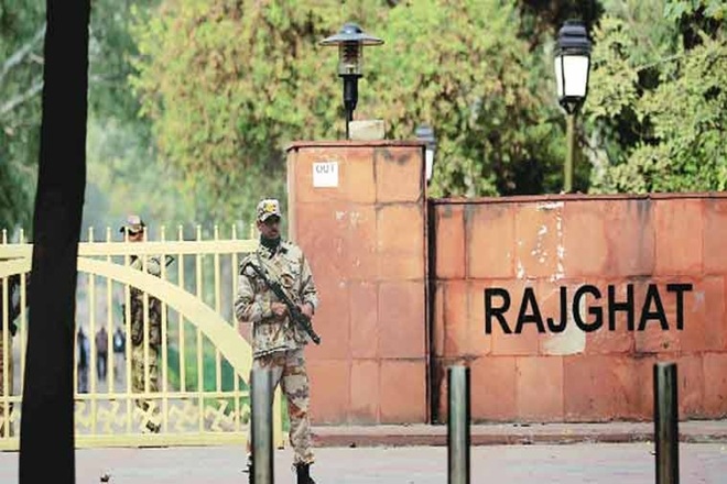 Mahatma Gandhi memorial in New Delhi