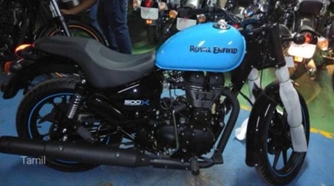Royal Enfield Thunderbird 500X spied in India