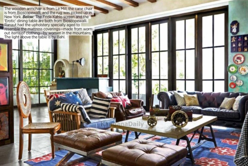Interestingly, the interior’s of her Mumbai apartment has a mixture of modernity and classic. (Twitter)
