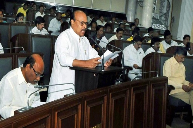 budget 2018-19, Andhra Pradesh, Yanamala Ramakrishnudu, irrigation sector, agriculture, industrial development, state budget