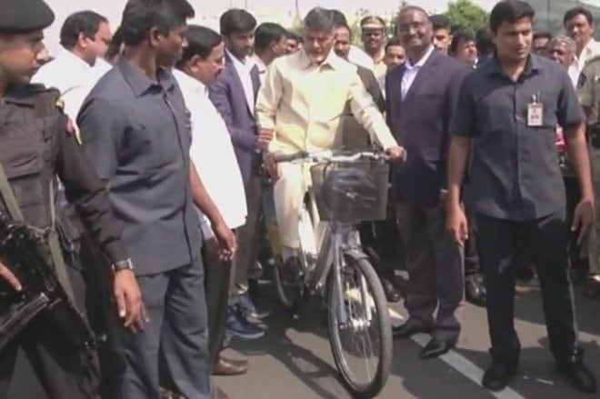 smart cycle, Chandrababu Naidu, Andhra Pradesh, Amaravati smart cycle, Chandrababu Naidu, Andhra Pradesh, Amaravati