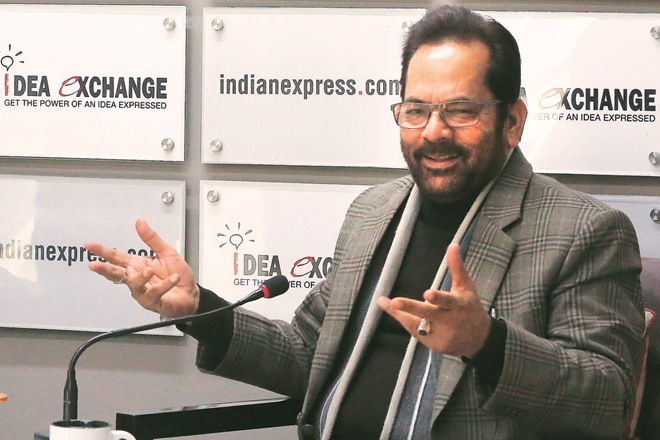 Mukhtar Abbas Naqvi, Modi government, supreme Court judges, CJI, triple talaq Mukhtar Abbas Naqvi, Modi government, supreme Court judges, CJI, triple talaq