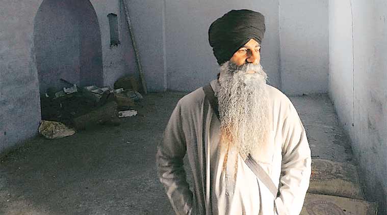 Jeet Singh, the priest of Gurudwara and guardian of the mosque (Source: IE) 