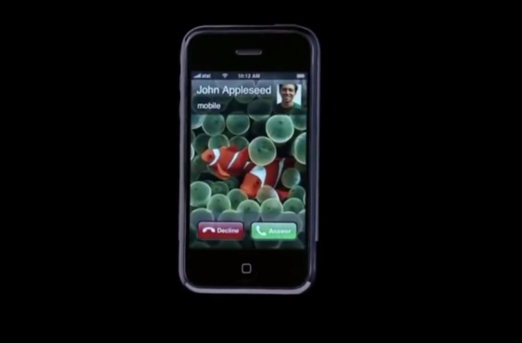 iPhone 1 (first generation): Steve Jobs introduced the iPhone as three devices in one: a touchscreen iPod, a revolutionary mobile phone, and a truly mobile web browser. Now we take touchscreens, digital media playback and web access for granted, but in 2007 the iPhone was unlike anything that had appeared before. Its 3.5-inch screen had a 320 x 480 pixel reoslution (one of the best displays of the time), with a 2MP camera built in, and up to 8GB of storage. (Youtube)