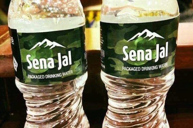 sena jal, indian army, water bottle indian army, indian army wives, sena jal water bottles, Army Wives Welfare Association, awwa, war widows, soldier families sena jal