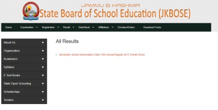 JKBOSE 10th result 2017 for Kashmir, Jammu divisions, JKBOSE 10th result 2017, JKBOSE 10th result 2017 announced, JKBOSE 10th result 2017 declared, 62.94 pass percentage kashmir, Jammu and Kashmir State Board of Secondary Education results, jkbose.gov.in, jammu class 10 results, kashmir class 10 results