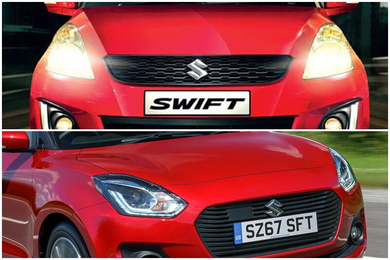 Headlamps: New Maruti Suzuki Swift will come with a hexagonal grille with chrome inserts, projector headlamps with LED DRLs, LED tail lamps, ORVM's indicator and fog lamps.