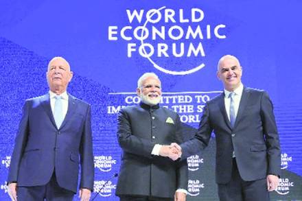 world economic forum, modi role in wef, modi message in world economic forum, world economic forum modi