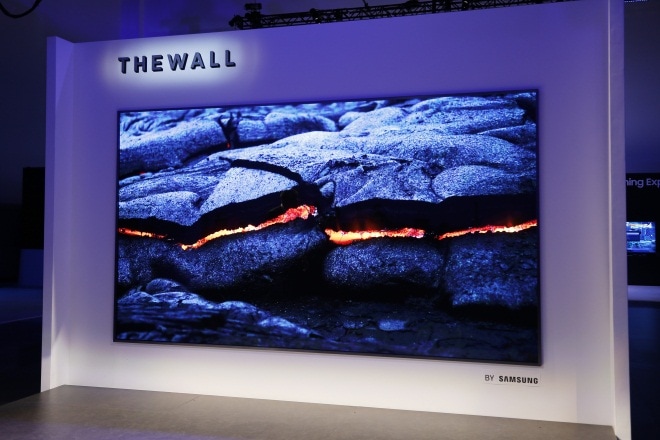 'The Wall’ uses Samsung’s MicroLED technology that is based on Samsung’s Cinema Screen technology