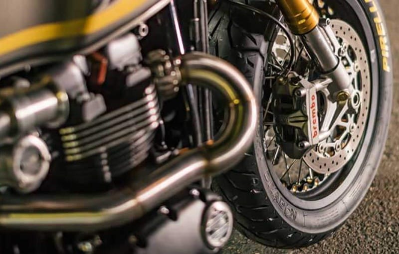 Australian builder Wenley Andrews has a simple philosophy. He says that he’s less a customiser and more a reimaginer. “Most people say they’re building a bike, but for me that’s building something from scratch. What I do is reimagine an existing bike to if there were no restrictions,” he told For The Ride.