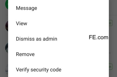 This feature will allow a group administrator to ‘dismiss’ other administrators without removing them from the group (Source: FE)